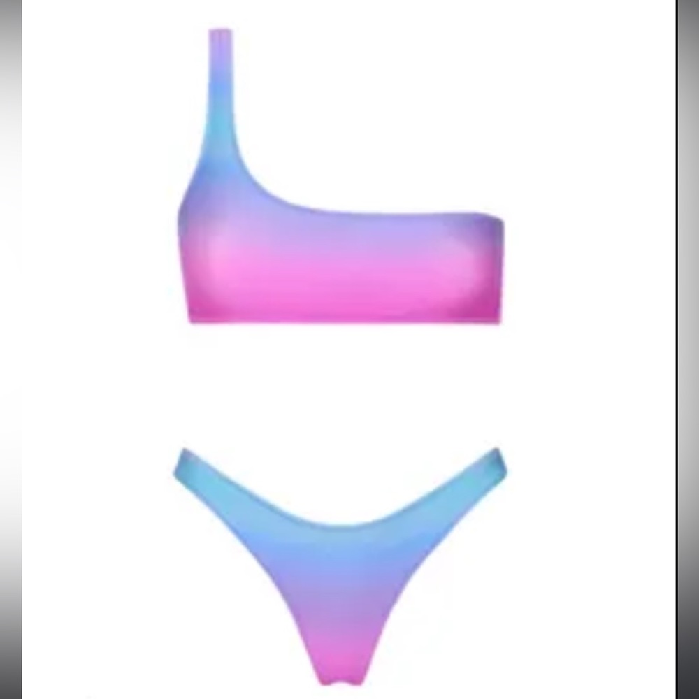 Triangl one shoulder melrose bikini